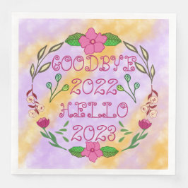 GOODBYE 20XX HEJ 20XX PAPPERSSERVETT