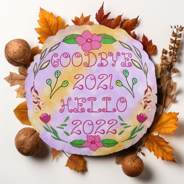GOODBYE 20XX HEJ 20XX RUND KUDDE (Skapare uppladdad)