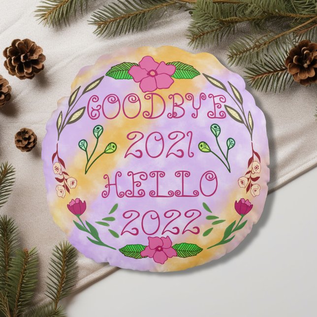 GOODBYE 20XX HEJ 20XX RUND KUDDE (Skapare uppladdad)