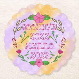 GOODBYE 20XX HEJ 20XX UNDERLÄGG PAPPER