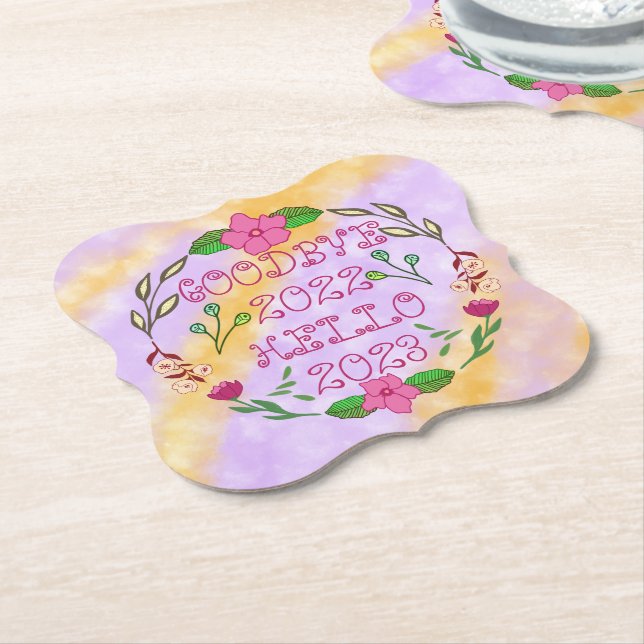 GOODBYE 20XX HEJ 20XX UNDERLÄGG PAPPER (Vinklad)