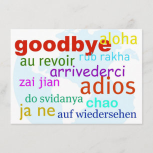 Goodbye Inbjudningar