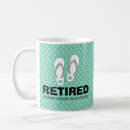 Goodbye mugg för pension för spänningshejpension