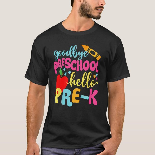 Goodbye Preschool Class Of 2033 Graduate Hello Pre T Shirt (Framsida)