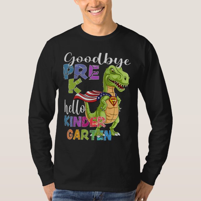Goodbye Preschool Graduation Hello Kindergarten Pr T Shirt (Framsida)