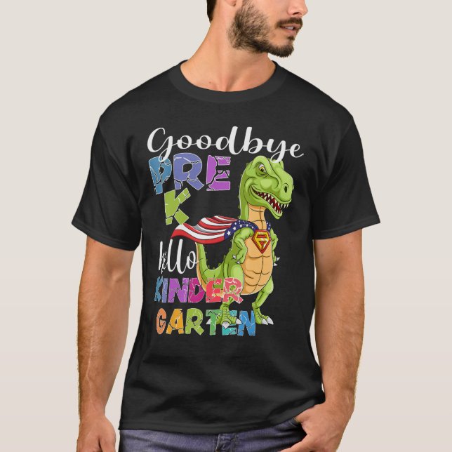 Goodbye Preschool Graduation Hello Kindergarten Pr T Shirt (Framsida)