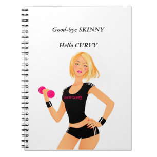 Goodbye SMALA, CURVY hej Anteckningsbok