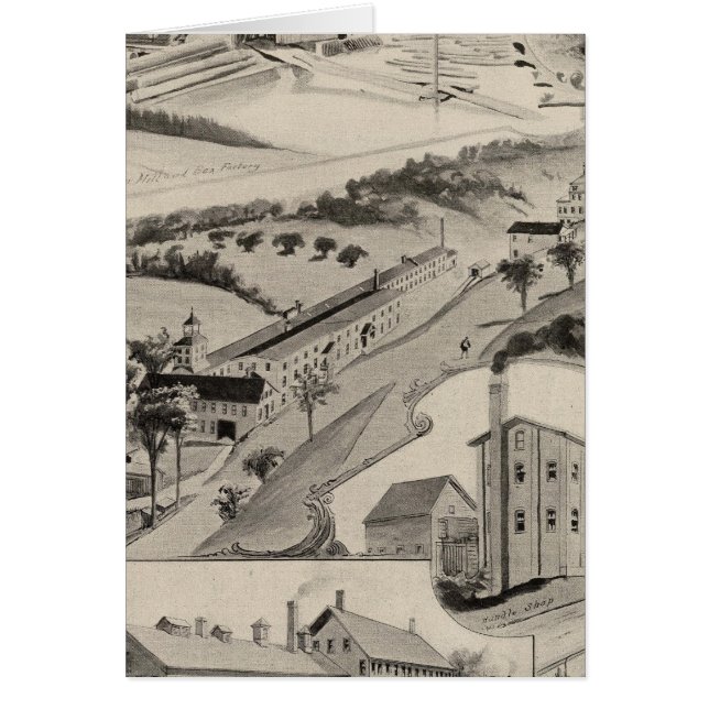 Goodell Co's Works, Antrim, NH Hälsningskort (Framsidan)
