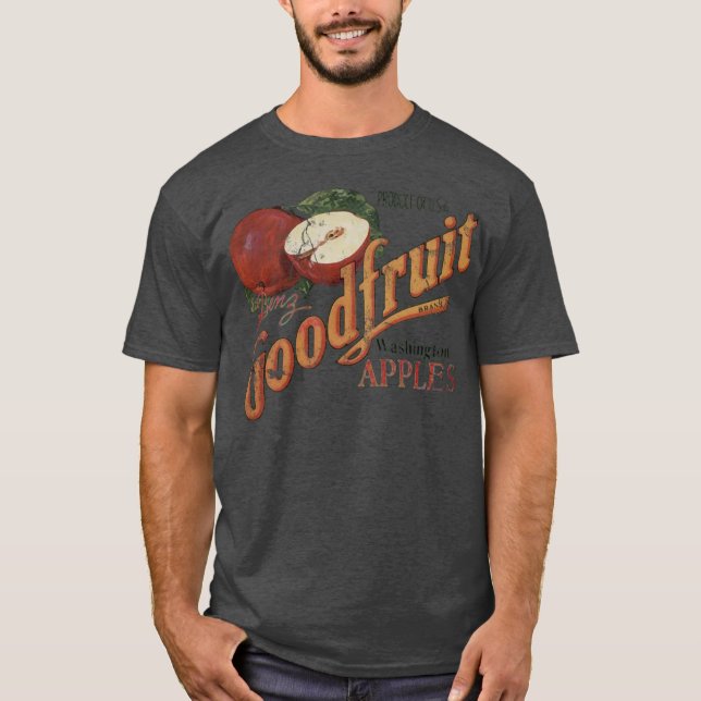 GoodFrule Washington Apples Vintage Food Tee (Framsida)