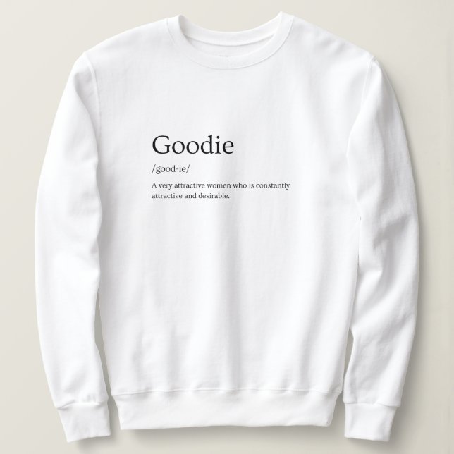 Goodie Dictionary-definition T Shirt (Design framsida)