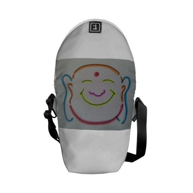 Goodluck Buddha hänger lös Messenger Bag (Öppen Baksida)
