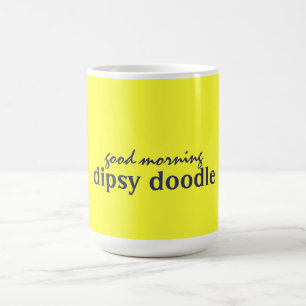 goodmorning dipsy klotter kaffemugg