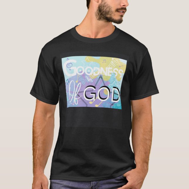 GOODNESS OF GOD Easter Christian Worship Song T Shirt (Framsida)
