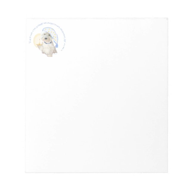 Goodnight Blue Anteckningsblock (Framsida)