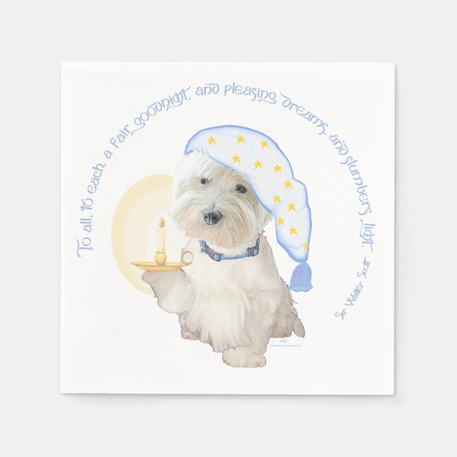 Goodnight Blue Pappersservett (Framsidan)