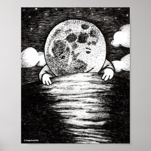 Goodnight Måne Poster