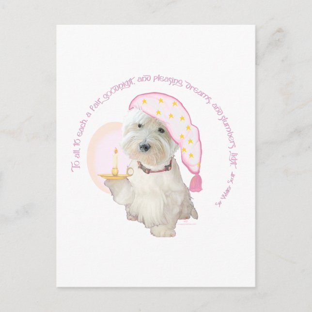 Goodnight Rosa Vykort (Framsida)