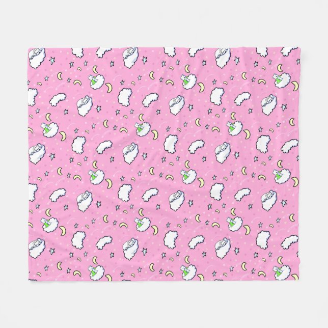 Goodnight Westies KiniArt Fleece Blanket (Framsidan (Horisontell))