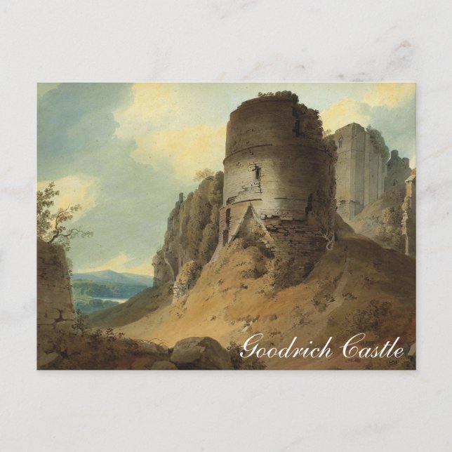 Goodrich Castle av Hugh William Williams Vykort (Framsida)