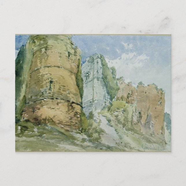 Goodrich Castle, Herefordshire Vykort (Framsida)