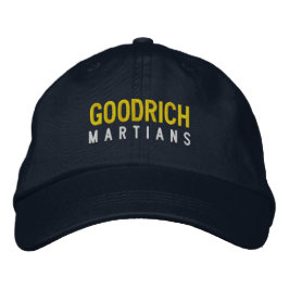 Goodrich High School Embroired Baseball Hat Broderad Keps