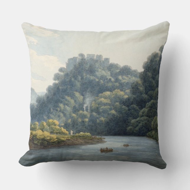 Goodrich slott på wyen (w/c, skriva & bläck, krita kudde (Framsida)