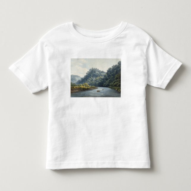 Goodrich slott på wyen (w/c, skriva & bläck, krita t-shirt (Framsida)