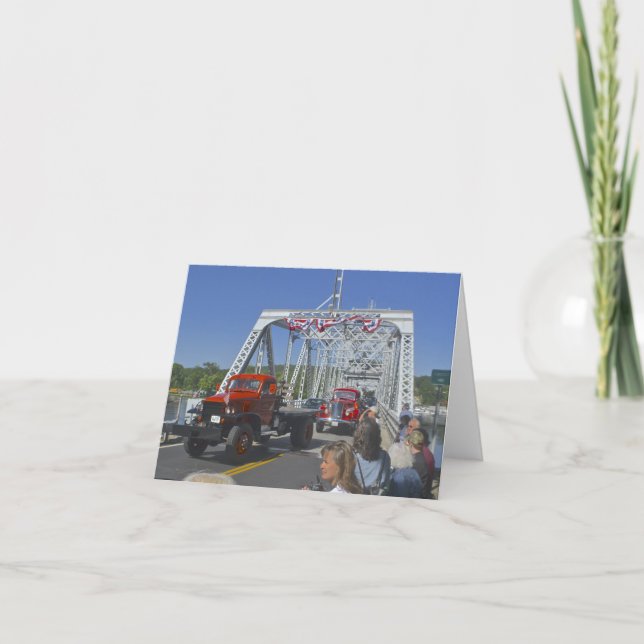 Goodspeed Bridge Centennial Notecard Kort (Framsida)