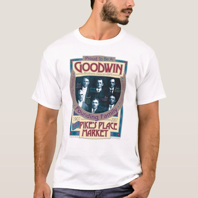 Goodwin/Pikes marknadsför den jubileums- tshirten Tröja (Framsida)