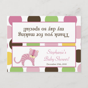 Goody Bag Topper Jungle Queen Tiger Safari Anima Inbjudan Vykort