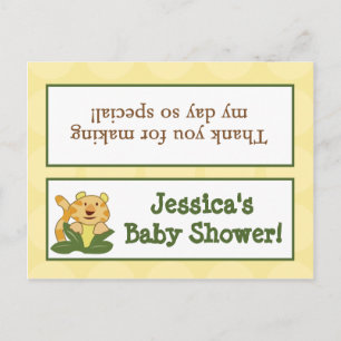 Goody Bag Toppers Jungle Spädbarn Inbjudan Vykort