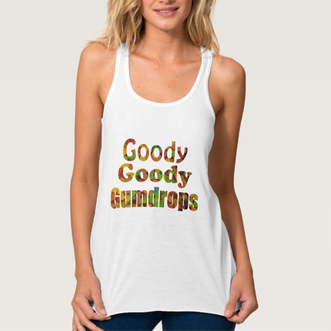 Goody Goody Gumdrops Linne Med Racerback (Framsida)