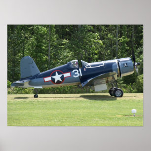 Goodyear FG-1D Corsair. 1945 Poster