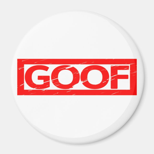 Goof Frimärke Magnet (Framsidan)