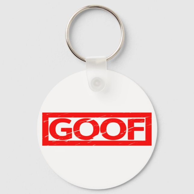Goof Frimärke Nyckelring (Framsida)