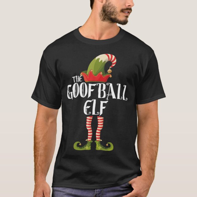 Goofball elf-familjens elf-matchande jul t shirt (Framsida)