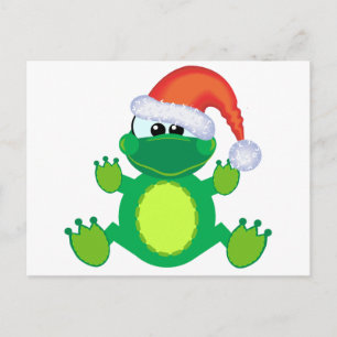 goofkins Santa julafton groda Helg Vykort