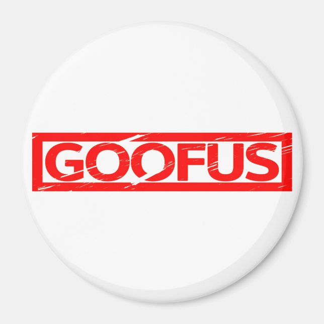 Goofus Frimärke Magnet (Framsidan)
