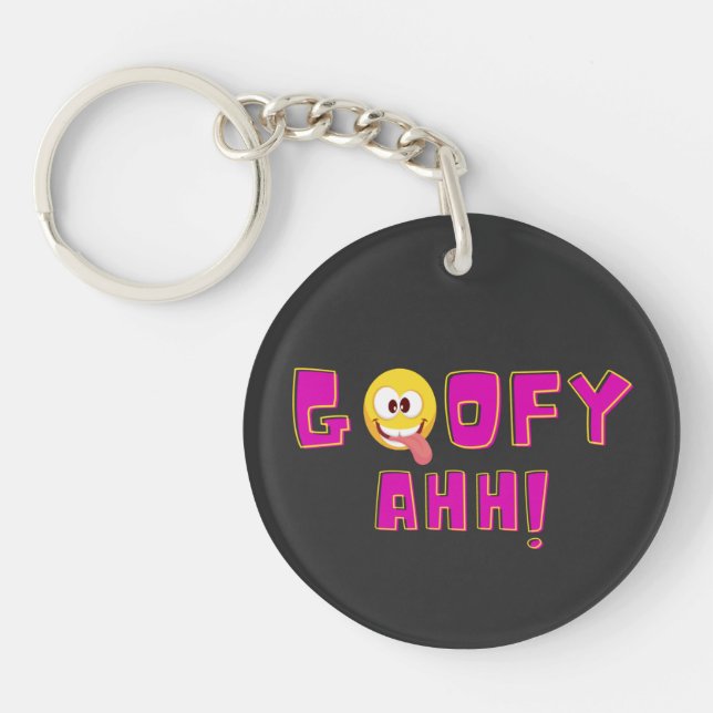 Goofy Ahh Acrylic Keychain (Framsidan)