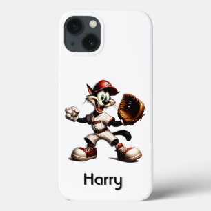 Goofy Cat Baseball Pitcher Vind upp