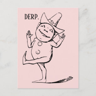 Goofy Derp vycard Vykort