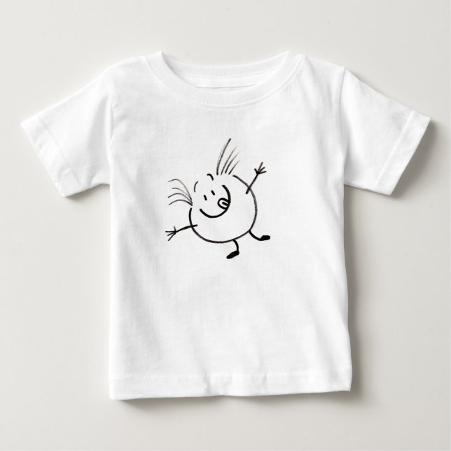 Goofy Doodle Guy Infant T-Shirt (Framsida)
