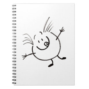 Goofy Doodle Guy Notebook Anteckningsbok