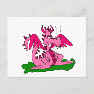 Goofy Dragon Cute Vykort