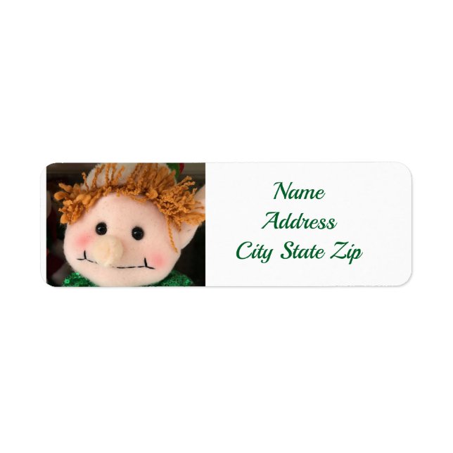 **GOOFY ELF CHRISTMAS** RETURADRESSETIKETT RETURADRESS ETIKETT (Framsidan)