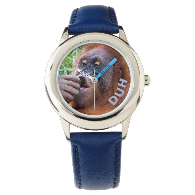 Goofy Expression Orangutan Watch Armbandsur (Framsida)