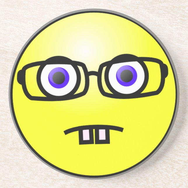 Goofy Geek Ansikte Underlägg (Framsidan)