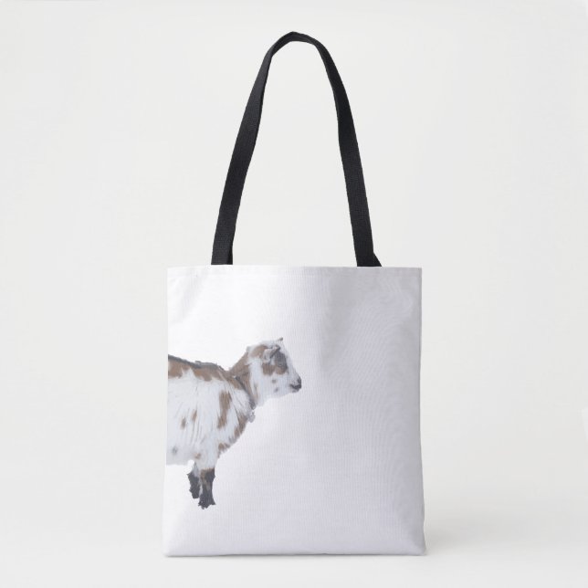 Goofy Goat Tote Bag Tygkasse (Framsida)