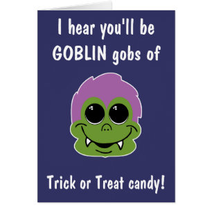 Goofy Goblin Hälsningskort