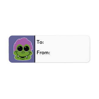 Goofy Goblin Returadress Etikett